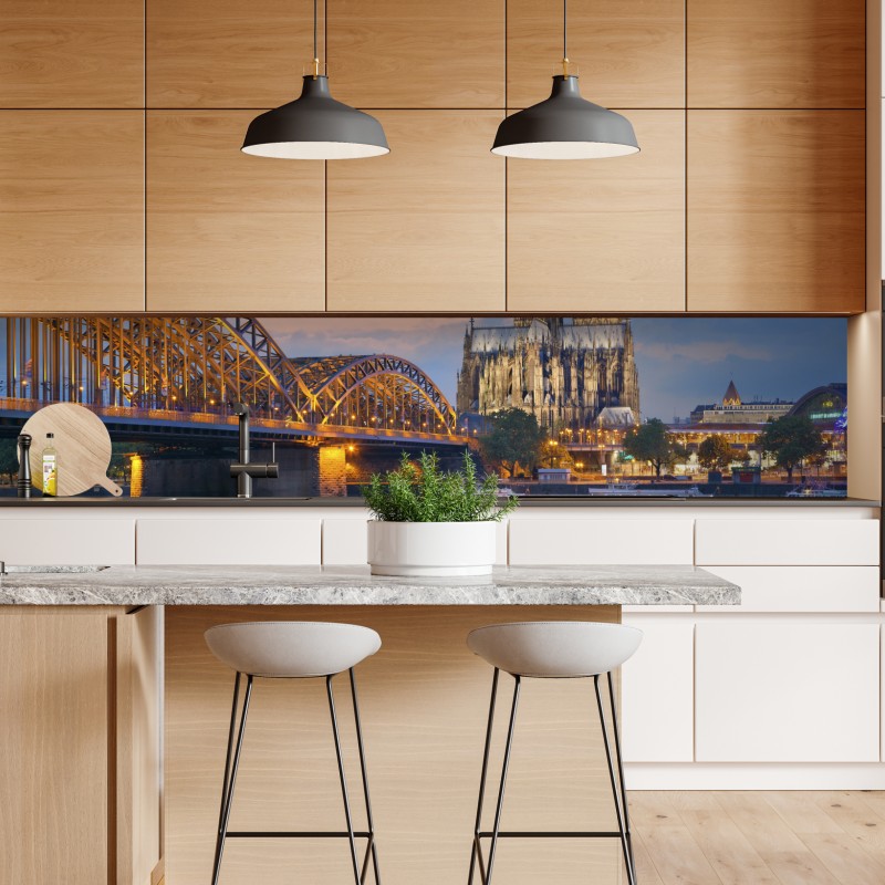 Naklejka repozycjonowalna zachód słońca nad Stambułem – Wallissimo®