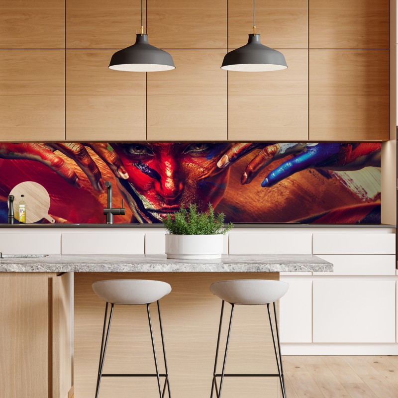 Naklejka repozycjonowalna spokojna ścieżka w bambusowym lesie – Wallissimo®