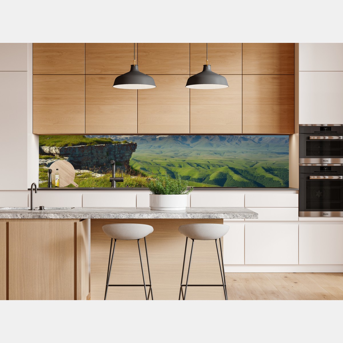 Naklejka repozycjonowalna majestatyczny Elbrus o poranku – Wallissimo® Naklejka repozycjonowalna majestatyczny Elbrus o poranku – Wallissimo®