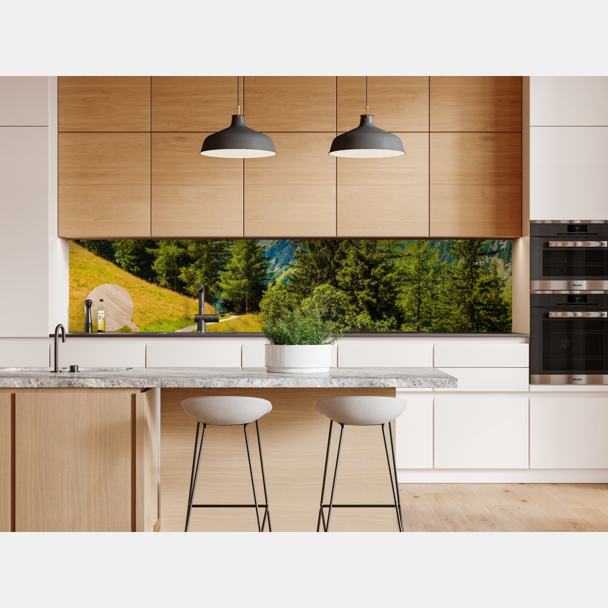 Naklejka repozycjonowalna szlak górski w Szwajcarii latem – Wallissimo® Naklejka repozycjonowalna szlak górski w Szwajcarii latem – Wallissimo®