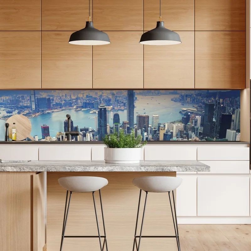 Naklejka repozycjonowalna akwarelowy tukan w tropikalnym wzorze – Wallissimo®