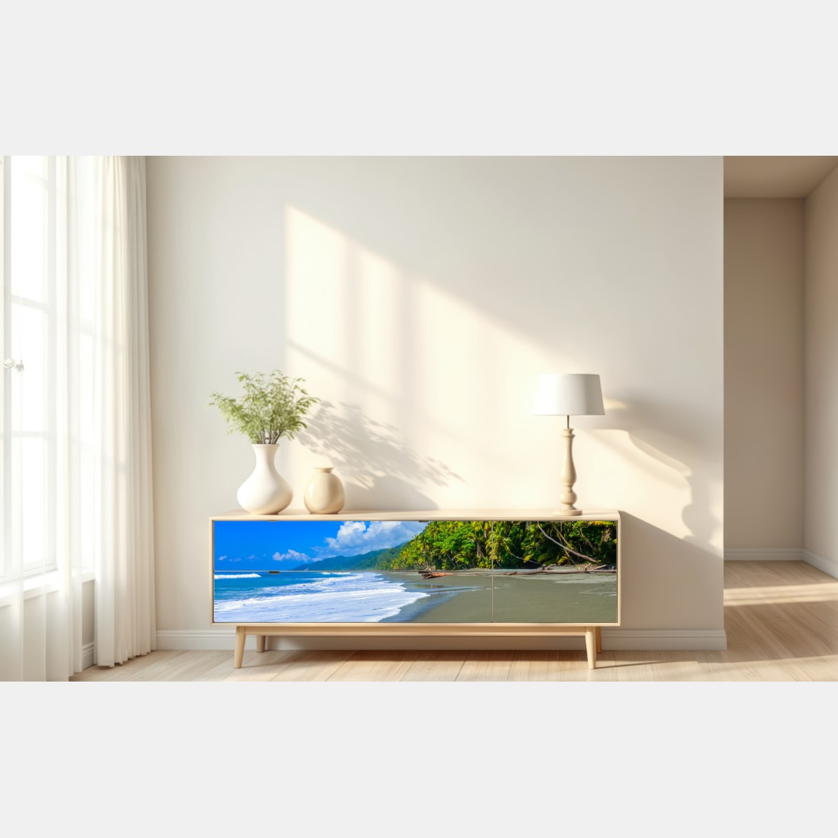 Naklejka repozycjonowalna dzika plaża w Corcovado, Kostaryka – Wallissimo® Naklejka repozycjonowalna dzika plaża w Corcovado, Kostaryka – Wallissimo®