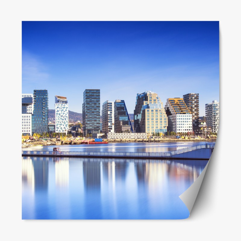 Naklejka repozycjonowalna intensywny fioletowy 3d wir wstęg – Wallissimo®