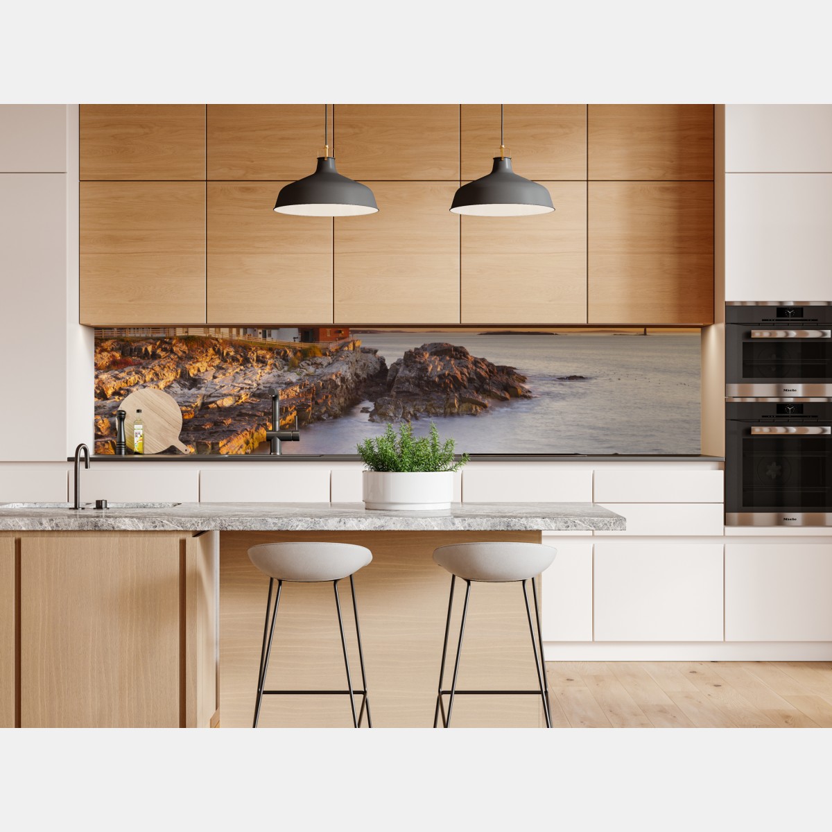 Naklejka repozycjonowalna Portland Head latarnia morska o wschodzie słońca – Wallissimo® Naklejka repozycjonowalna Portland Head latarnia morska o wschodzie słońca – Wallissimo®