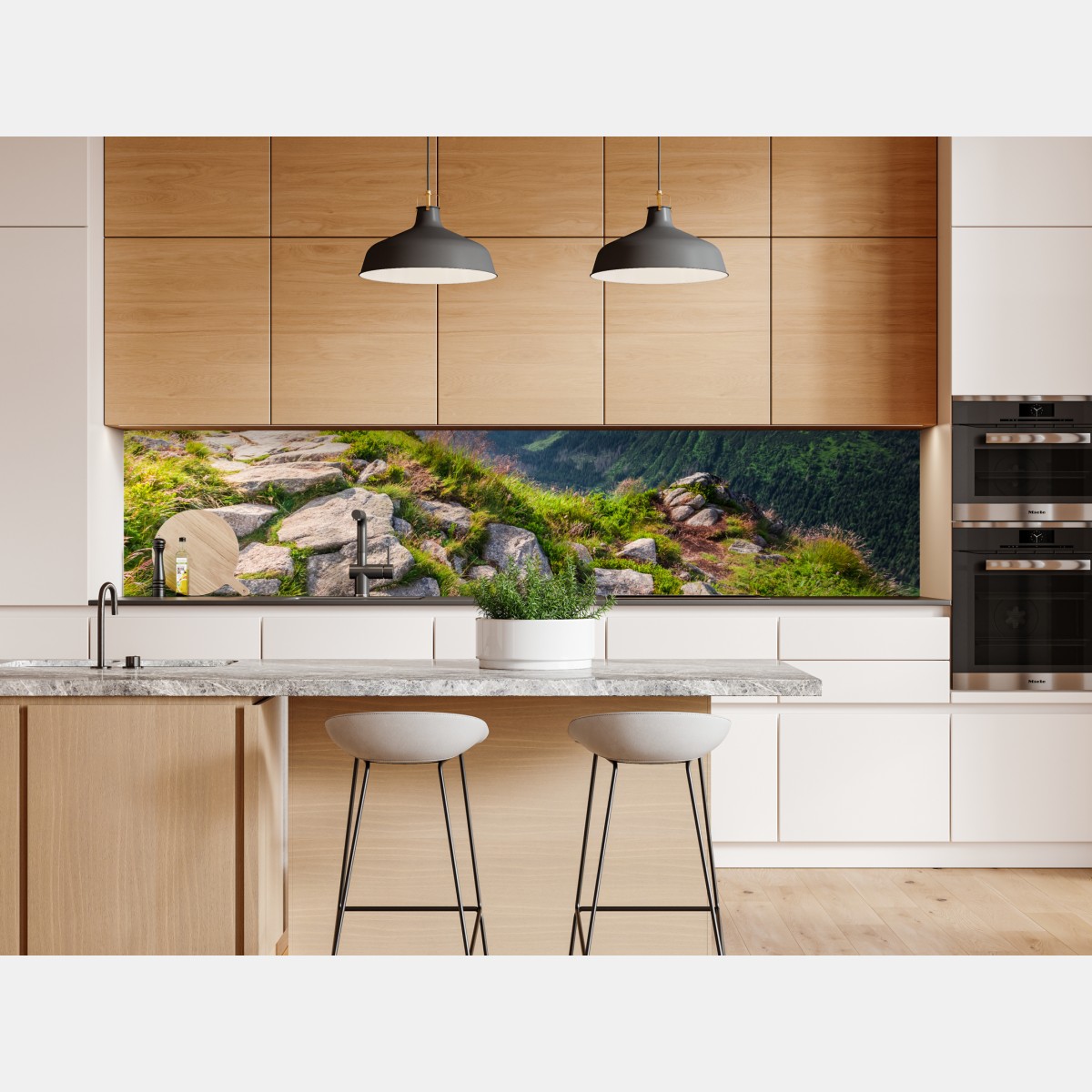 Naklejka repozycjonowalna wschód słońca nad szlakiem w Tatrach – Wallissimo® Naklejka repozycjonowalna wschód słońca nad szlakiem w Tatrach – Wallissimo®