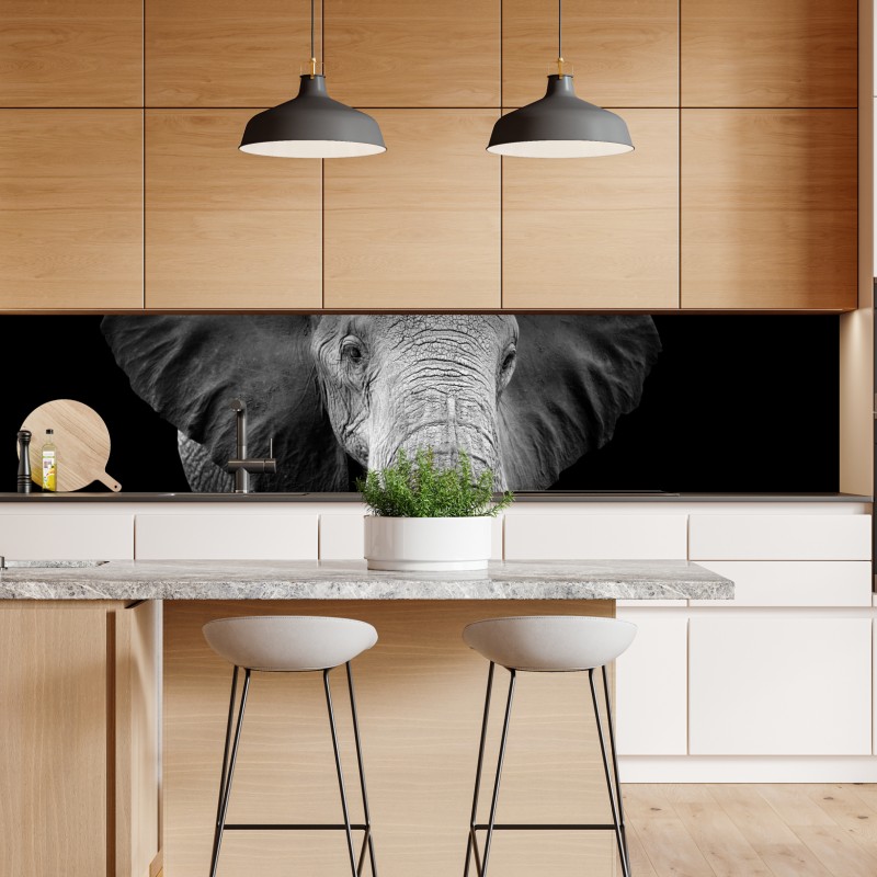 Naklejka repozycjonowalna żywy różowy flaming na turkusowej plaży – Wallissimo®