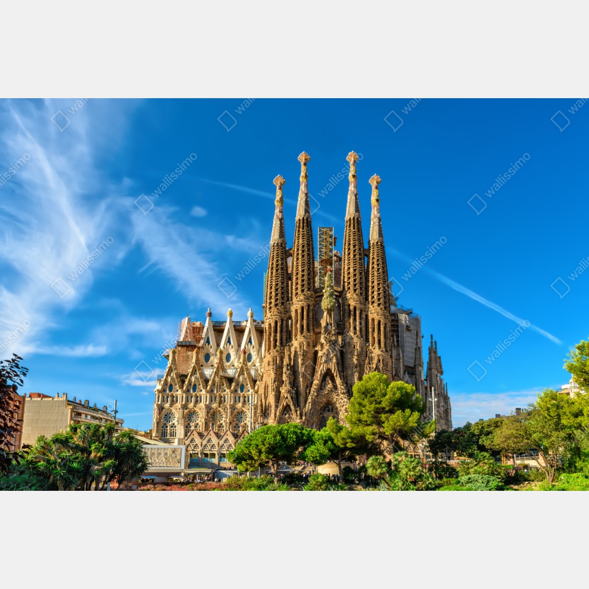 Naklejka repozycjonowalna Sagrada Familia w Barcelonie – Wallissimo® Naklejka repozycjonowalna Sagrada Familia w Barcelonie – Wallissimo®