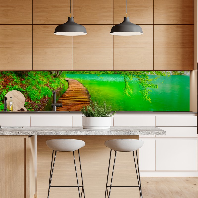 Naklejka repozycjonowalna zachód słońca nad Stambułem – Wallissimo®