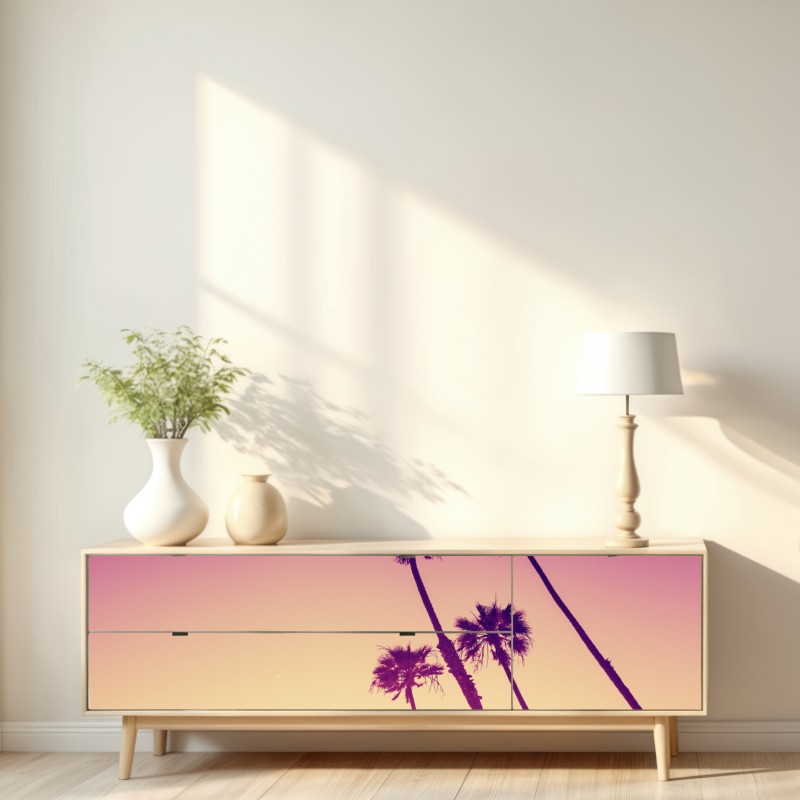 Naklejka repozycjonowalna palmy z Kalifornii na Sunset Cliffs – Wallissimo® Naklejka repozycjonowalna palmy z Kalifornii na Sunset Cliffs – Wallissimo®