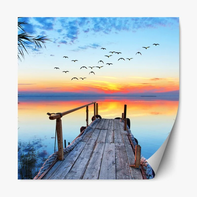 Naklejka repozycjonowalna wieża Eiffla i karuzela w Paryżu – Wallissimo®