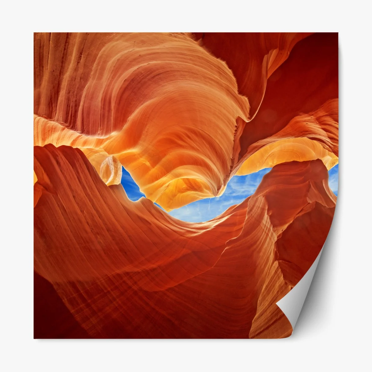 Naklejka repozycjonowalna Antelope Canyon wirujące piaskowcowe formy – Wallissimo® Naklejka repozycjonowalna Antelope Canyon wirujące piaskowcowe formy – Wallissimo®