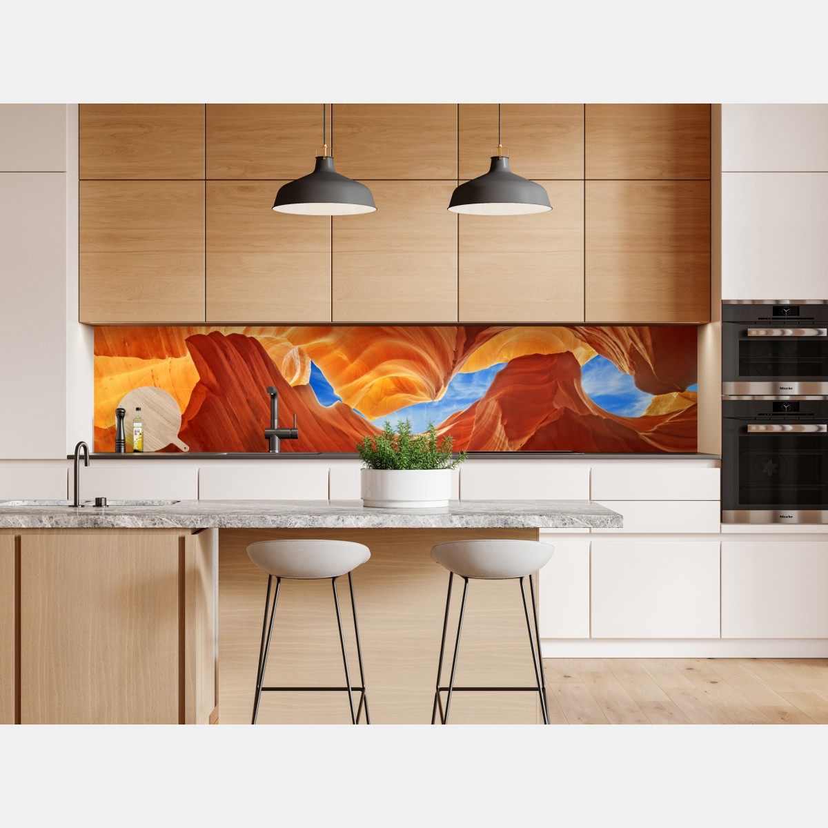 Naklejka repozycjonowalna Antelope Canyon wirujące piaskowcowe formy – Wallissimo® Naklejka repozycjonowalna Antelope Canyon wirujące piaskowcowe formy – Wallissimo®