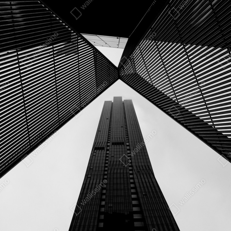 Naklejka repozycjonowalna Melbourne architektura czarno-biała – Wallissimo® Naklejka repozycjonowalna Melbourne architektura czarno-biała – Wallissimo®