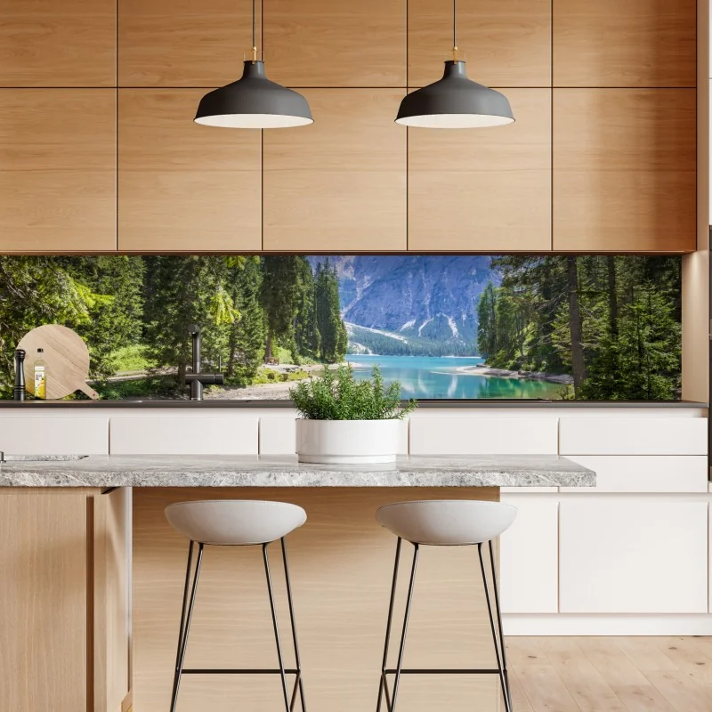 Naklejka repozycjonowalna spokojna plaża Konyaalti, Antalya – Wallissimo®