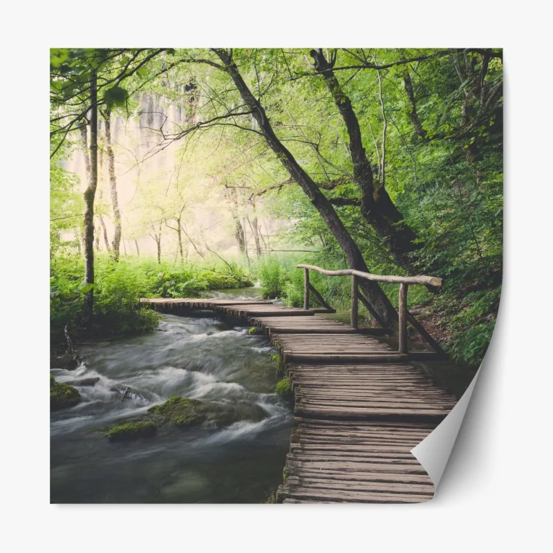 Naklejka repozycjonowalna elegancki beżowy wzór damask – Wallissimo®