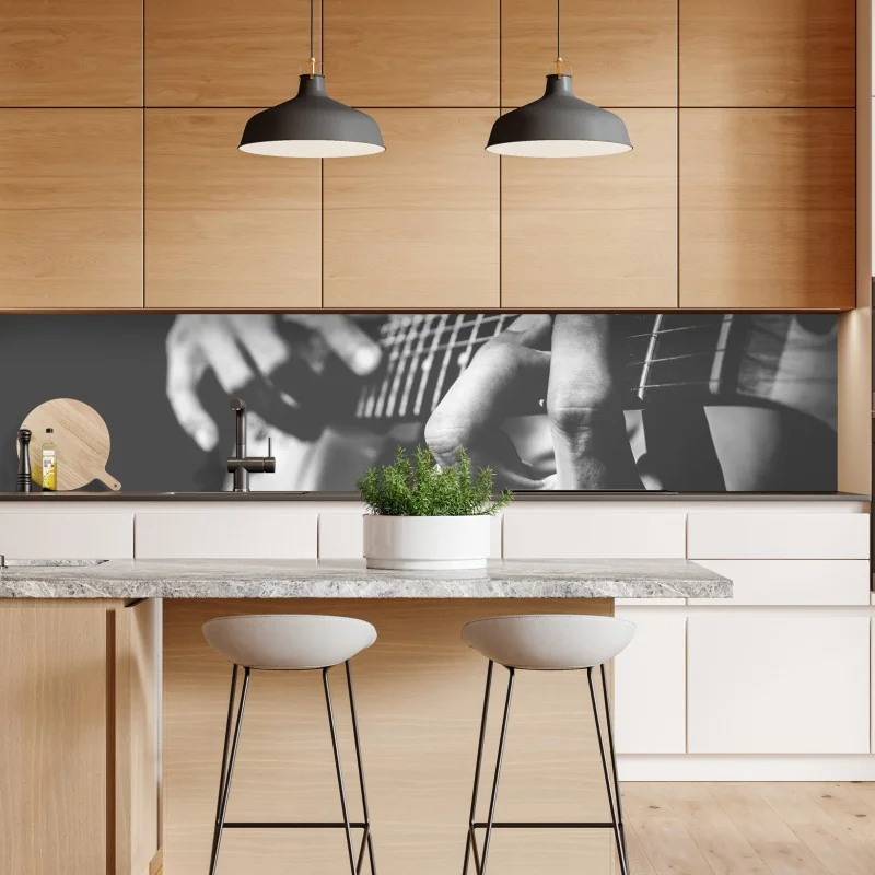 Naklejka repozycjonowalna tropikalny zachód słońca z palmami – Wallissimo®