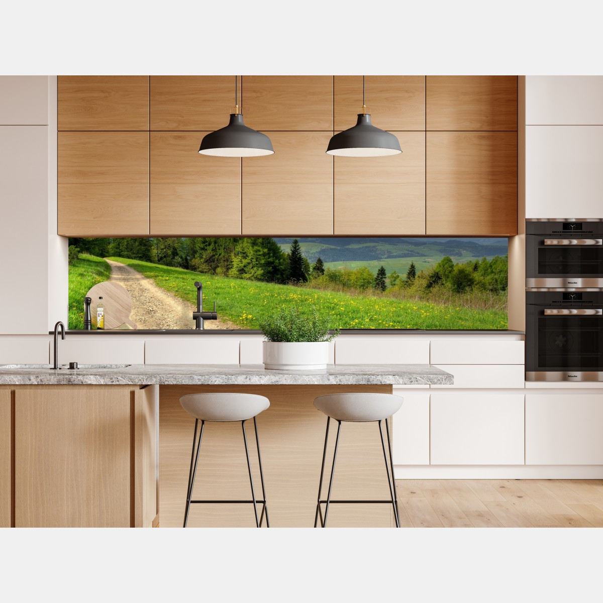 Naklejka repozycjonowalna Gorce wiosenny szlak – Wallissimo® Naklejka repozycjonowalna Gorce wiosenny szlak – Wallissimo®