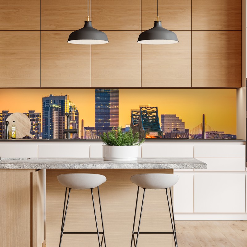 Naklejka repozycjonowalna złoty art deco łukowy wzór – Wallissimo®