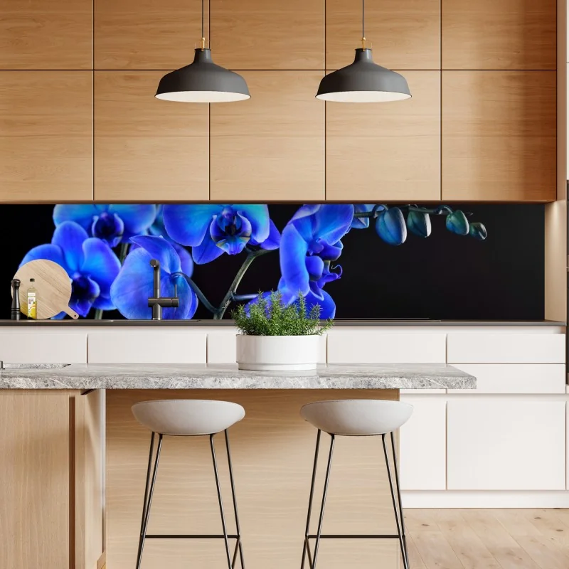 Naklejka repozycjonowalna złoty wzór liści na białym tle – Wallissimo®