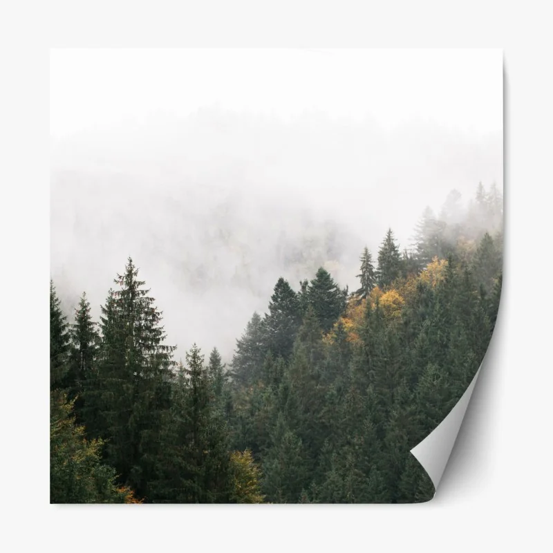 Naklejka repozycjonowalna ściana z mchem na ceglanej strukturze – Wallissimo®