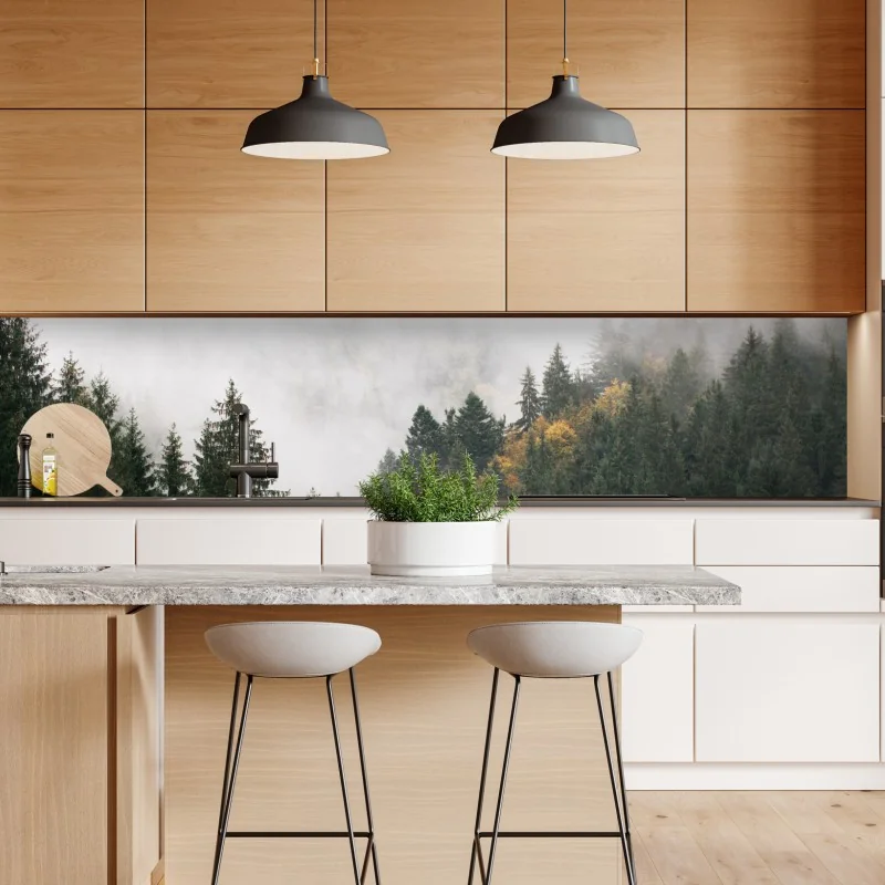 Naklejka repozycjonowalna ściana z mchem na ceglanej strukturze – Wallissimo®