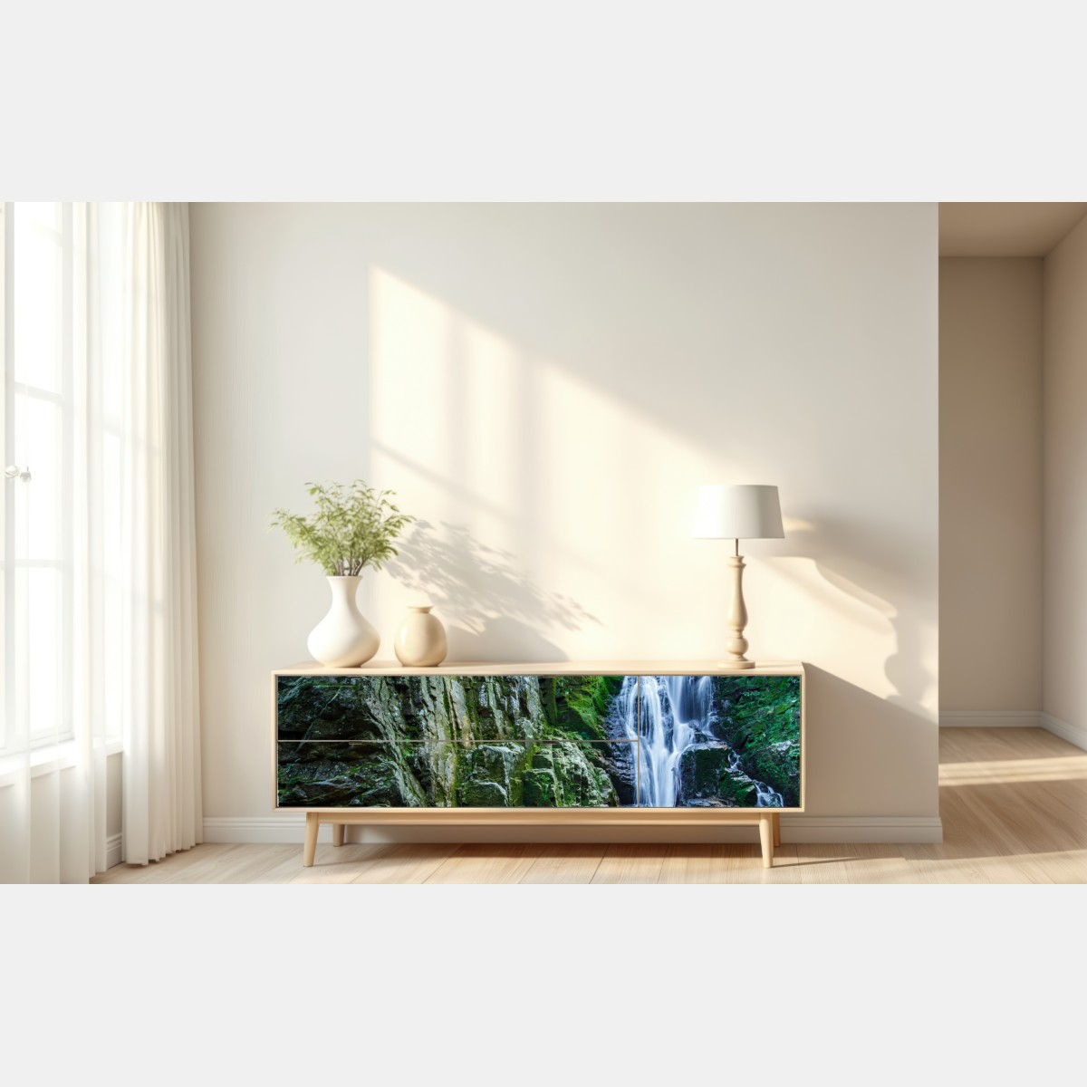 Naklejka repozycjonowalna wodospad Kamienczyk w Karkonoszach – Wallissimo® Naklejka repozycjonowalna wodospad Kamienczyk w Karkonoszach – Wallissimo®