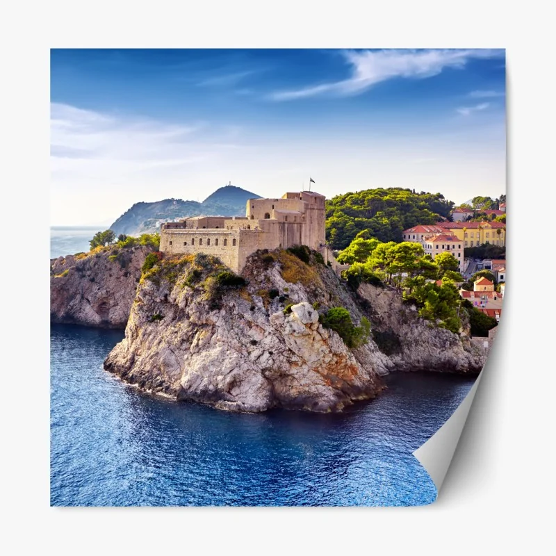 Naklejka repozycjonowalna czarna tekstura betonu – Wallissimo®