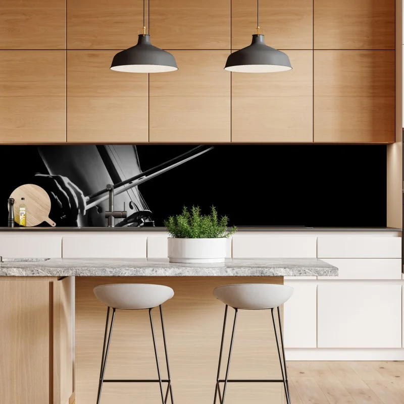 Naklejka repozycjonowalna vintage botaniczny wzór kwiatowy w żółci i szarości – Wallissimo®