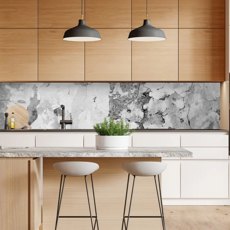 Naklejka repozycjonowalna szara betonowa tekstura ściany – Wallissimo®