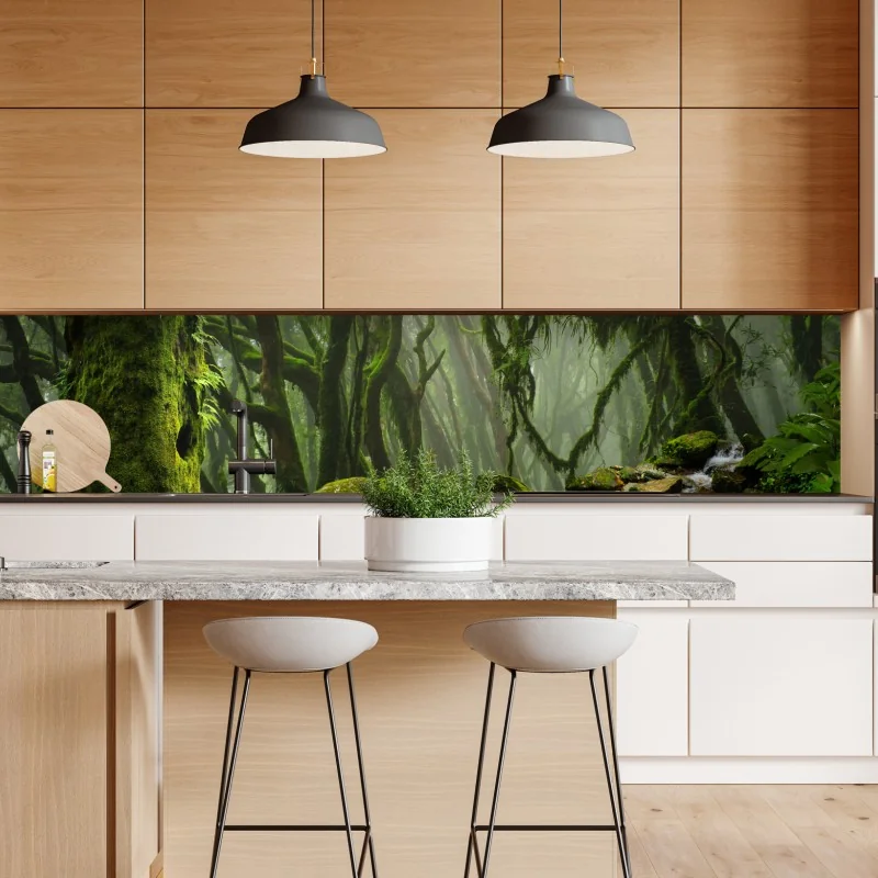 Naklejka repozycjonowalna czarno-biała abstrakcja ze złotymi żyłami – Wallissimo®