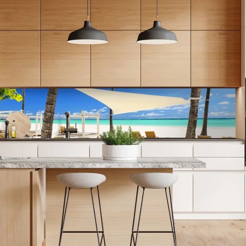 Naklejka repozycjonowalna spokojna ścieżka w bambusowym lesie – Wallissimo®