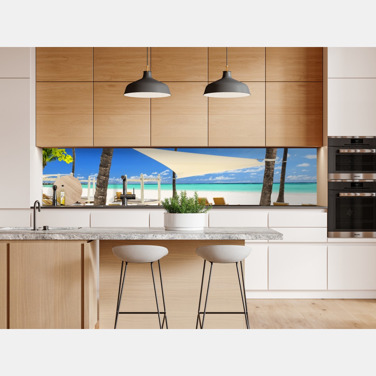 Naklejka repozycjonowalna spokojna plaża w Cap Cana, Dominikana – Wallissimo® Naklejka repozycjonowalna spokojna plaża w Cap Cana, Dominikana – Wallissimo®