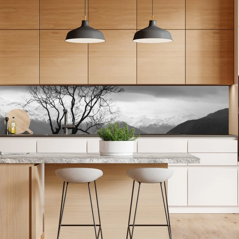 Naklejka repozycjonowalna złoty wzór liści na białym tle – Wallissimo®