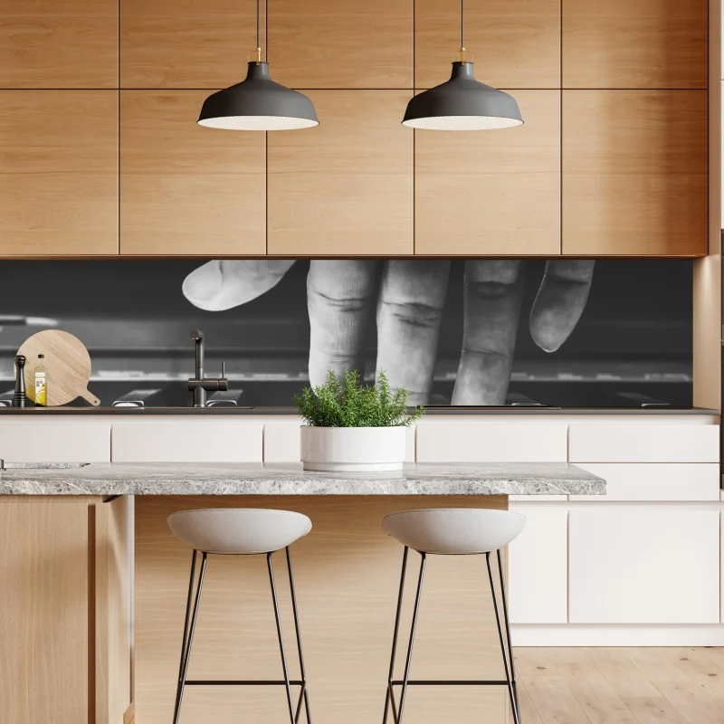 Naklejka repozycjonowalna spokojne alpejskie jezioro pod szczytem Wetterhorn, Szwajcaria – Wallissimo®