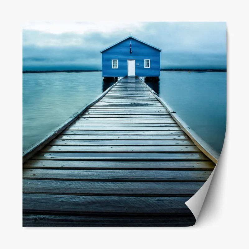 Naklejka repozycjonowalna kozica alpejska na skalistym grzbiecie – Wallissimo®