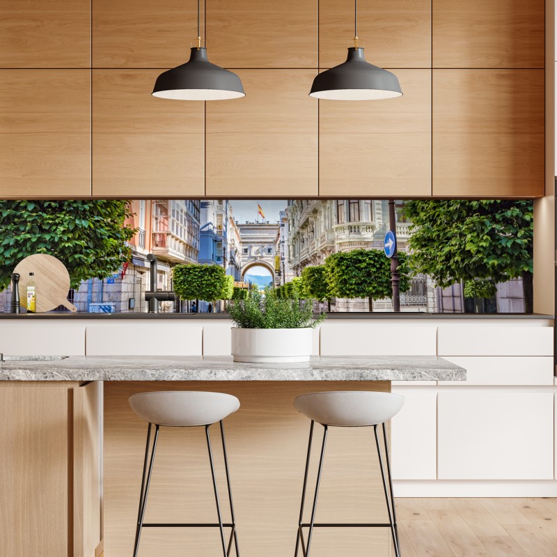 Naklejka repozycjonowalna żywe tropikalne kwiaty heliconia – Wallissimo®