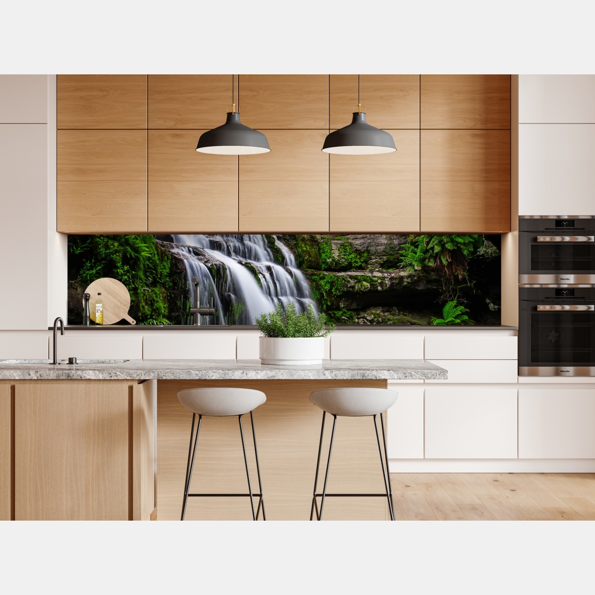 Naklejka repozycjonowalna wodospad Liffey Falls w bujnym lesie Tasmanii – Wallissimo® Naklejka repozycjonowalna wodospad Liffey Falls w bujnym lesie Tasmanii – Wallissimo®