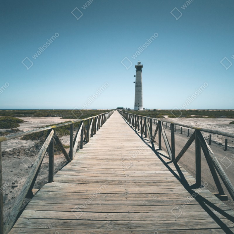 Naklejka repozycjonowalna latarnia morska na końcu pomostu – Wallissimo® Naklejka repozycjonowalna latarnia morska na końcu pomostu – Wallissimo®