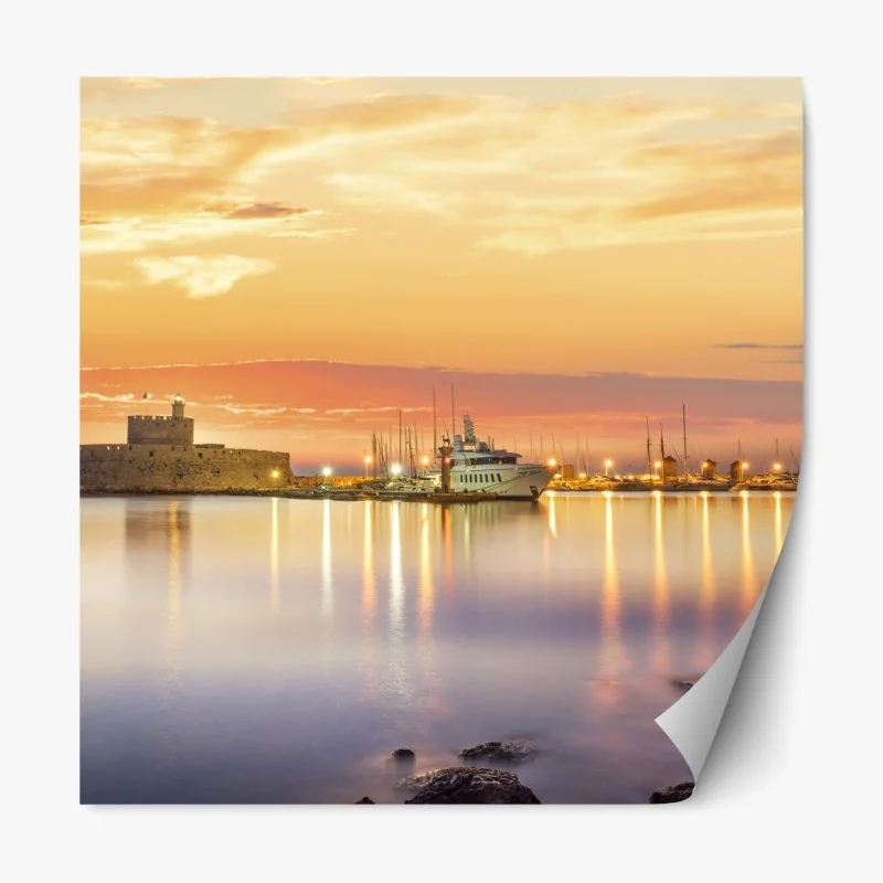 Naklejka repozycjonowalna błękitne jaskinie na Zakynthos – Wallissimo®