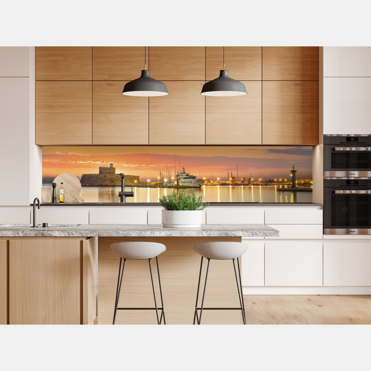 Naklejka repozycjonowalna twierdza Agios Nikolaos w porcie Mandraki, Rodos – Wallissimo® Naklejka repozycjonowalna twierdza Agios Nikolaos w porcie Mandraki, Rodos – Wallissimo®