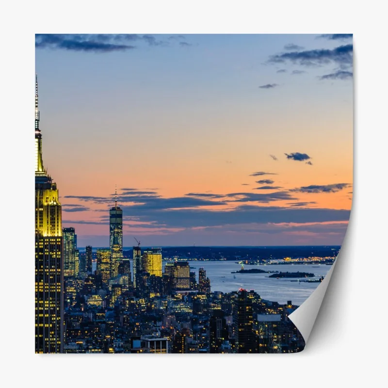 Naklejka repozycjonowalna złoto-czarny marmurowy wir abstrakcyjny – Wallissimo®