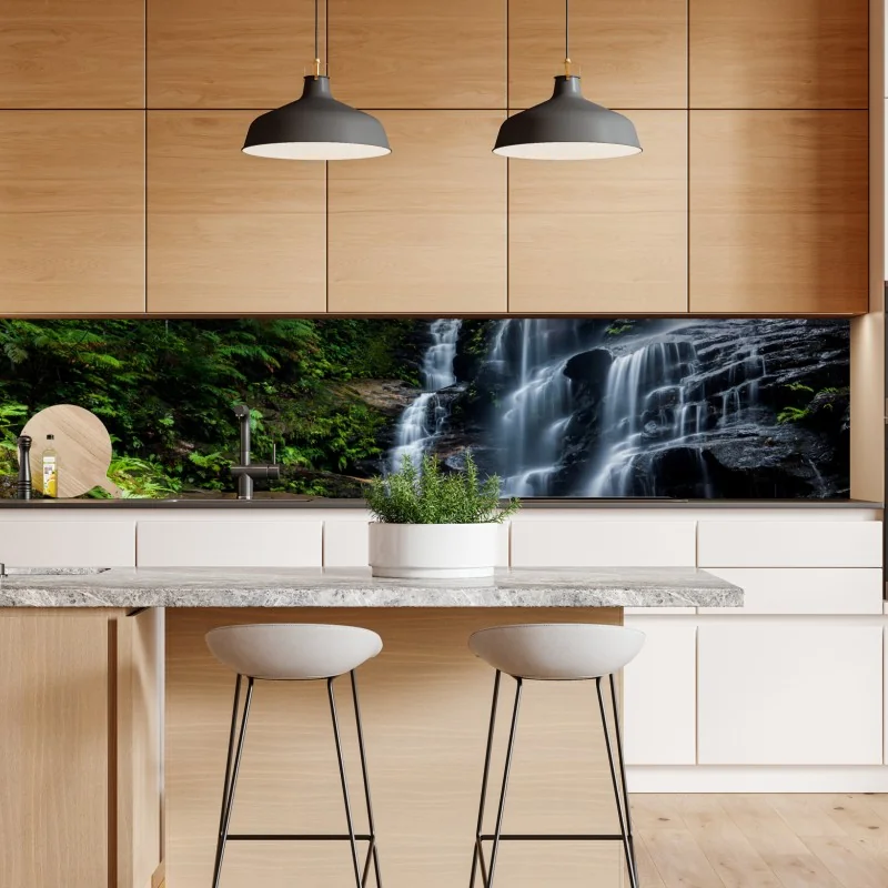 Naklejka repozycjonowalna mistyczny portret w złocie i błękicie – Wallissimo®