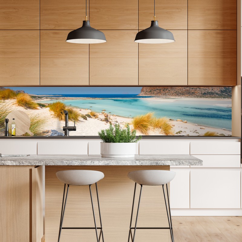 Naklejka repozycjonowalna różowy flaming w akwareli – Wallissimo®