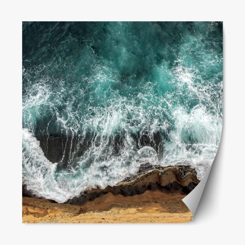 Naklejka repozycjonowalna portret studyjny czarnego labradora – Wallissimo®