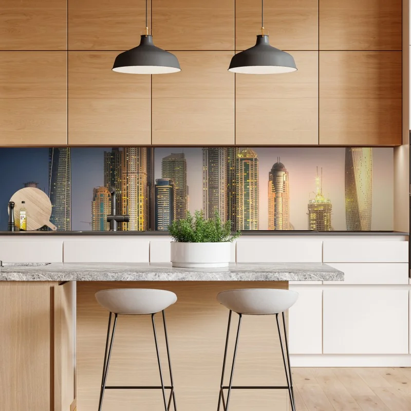 Naklejka repozycjonowalna delikatny wzór liści w odcieniach szarości – Wallissimo®