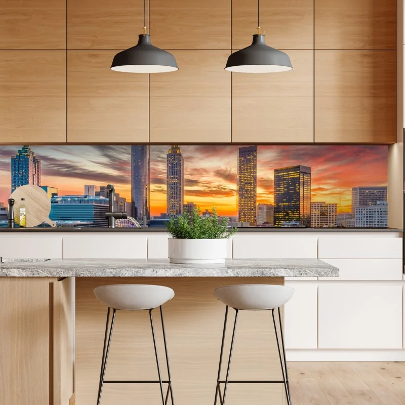 Naklejka repozycjonowalna złoty wzór wachlarza w stylu art deco – Wallissimo®