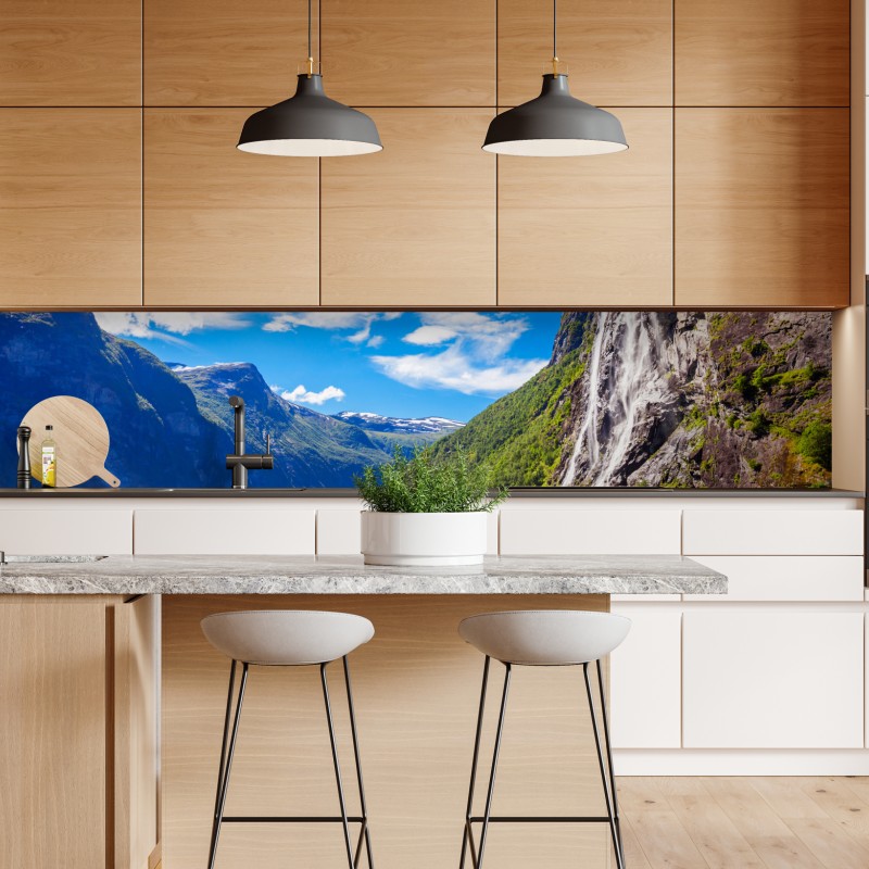 Naklejka repozycjonowalna złote liście w stylu line art – Wallissimo®