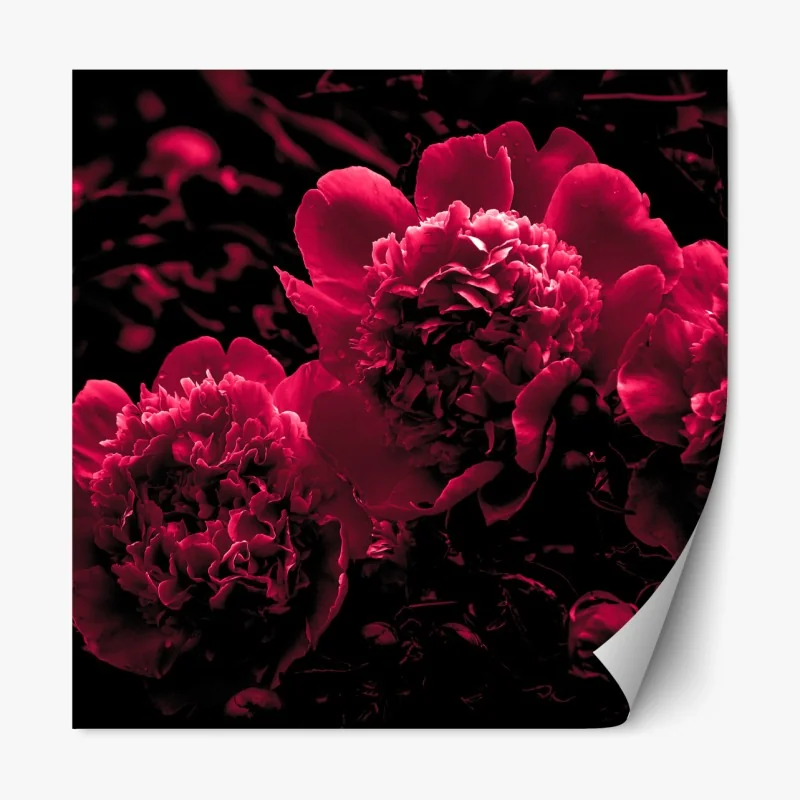 Naklejka repozycjonowalna delikatny wzór liści w odcieniach szarości – Wallissimo®