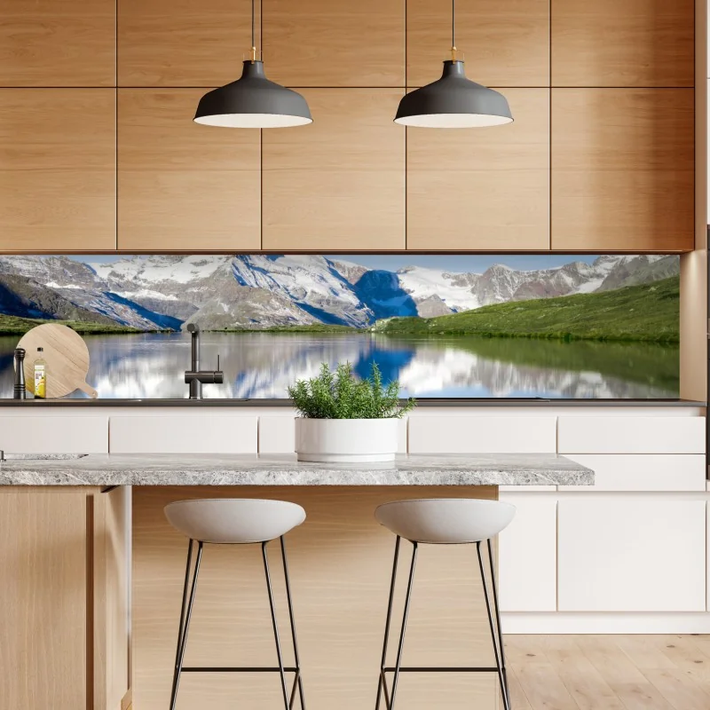 Naklejka repozycjonowalna żywe tropikalne kwiaty heliconia – Wallissimo®