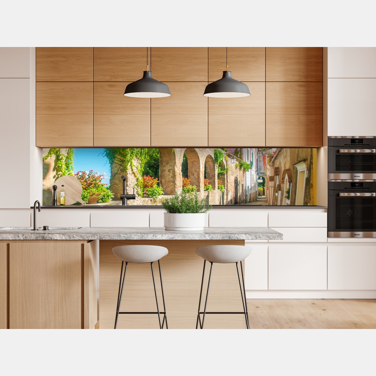 Naklejka repozycjonowalna słoneczne łuki w Ravello – Wallissimo® Naklejka repozycjonowalna słoneczne łuki w Ravello – Wallissimo®